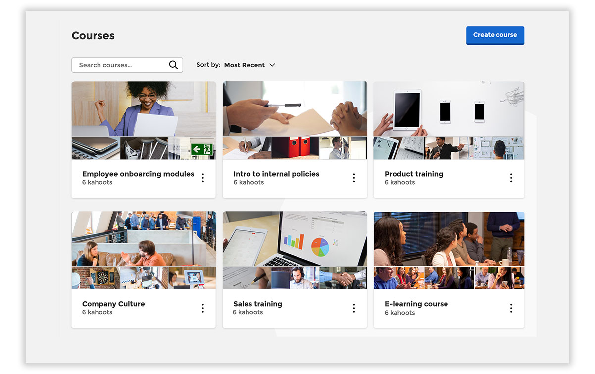 Google Drive for Business interface showcasing tools for training, collaboration, and tracking employee progress effectively.