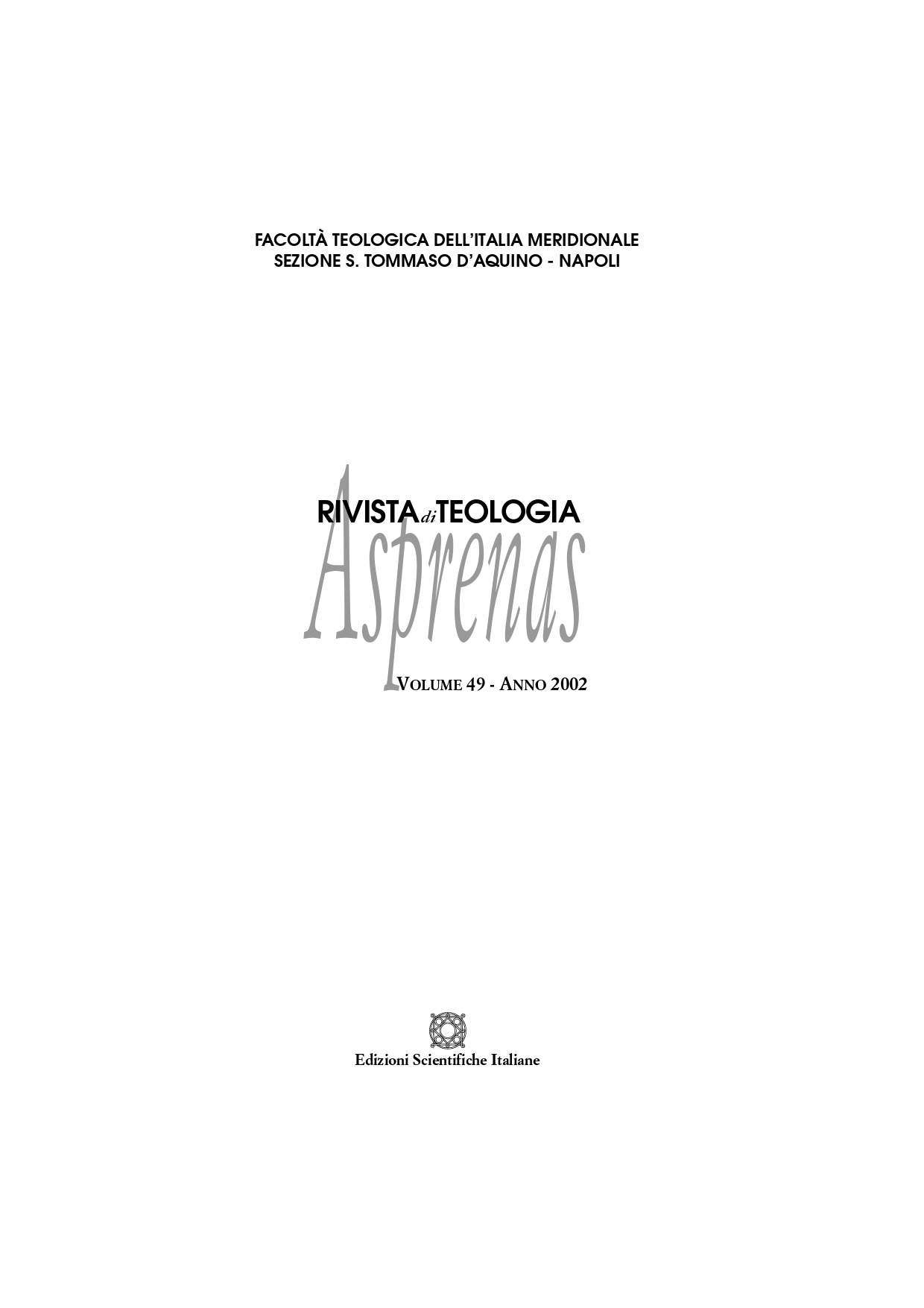 Francesco Medici, Il dramma di Lazzaro. Kahlil Gibran e Luigi Pirandello, «Asprenas», 49, 2002