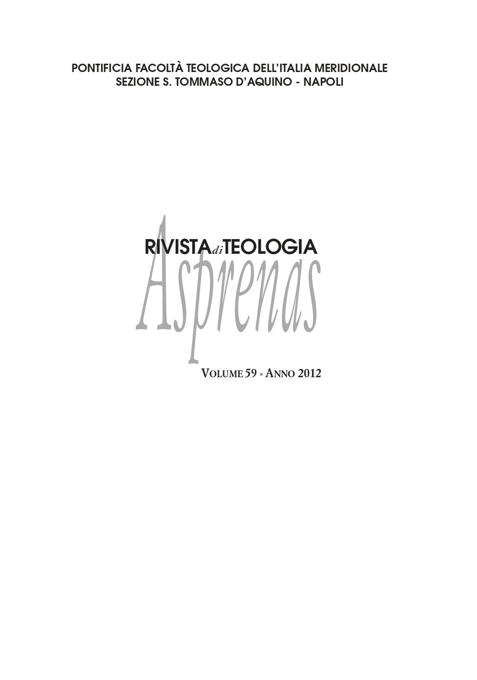Francesco Medici, Leggere Gibran in un’era di globalizzazione e conflitti, «Asprenas», 59, 1-4, 2012