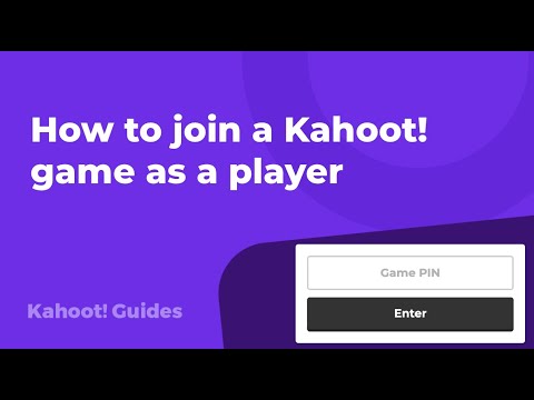 How to join a Kahoot! game as player