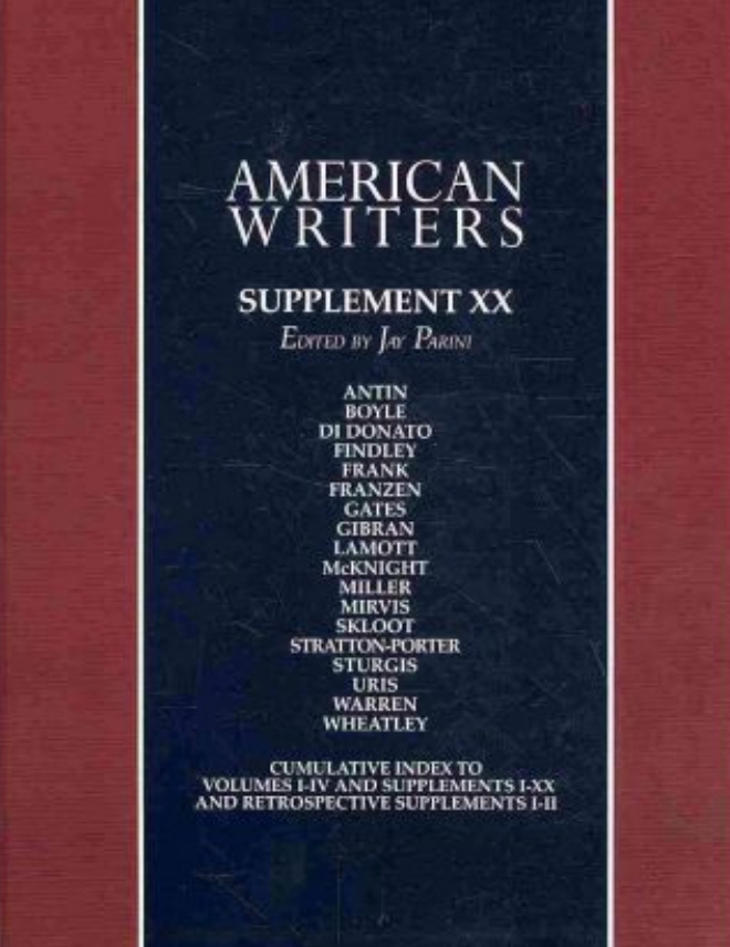 Christopher Buck, “Kahlil Gibran”, in American Writers: A Collection of Literary Biographies, Supplement XX