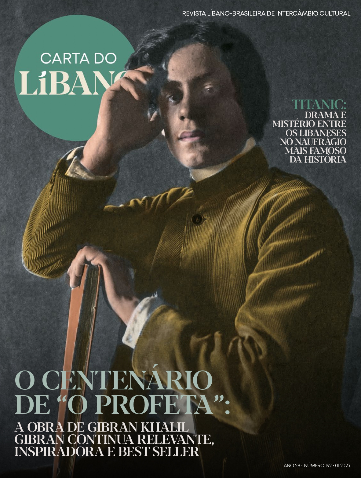 O centenário de “O Profeta”, Carta do Líbano, Ano 28, N. 192, Jan 2023.