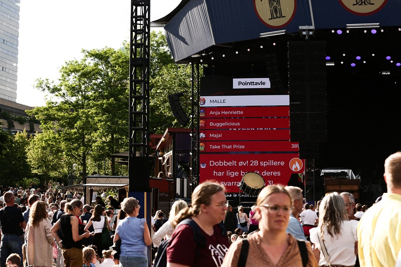 Kahoot! players at Tivoli Gardens