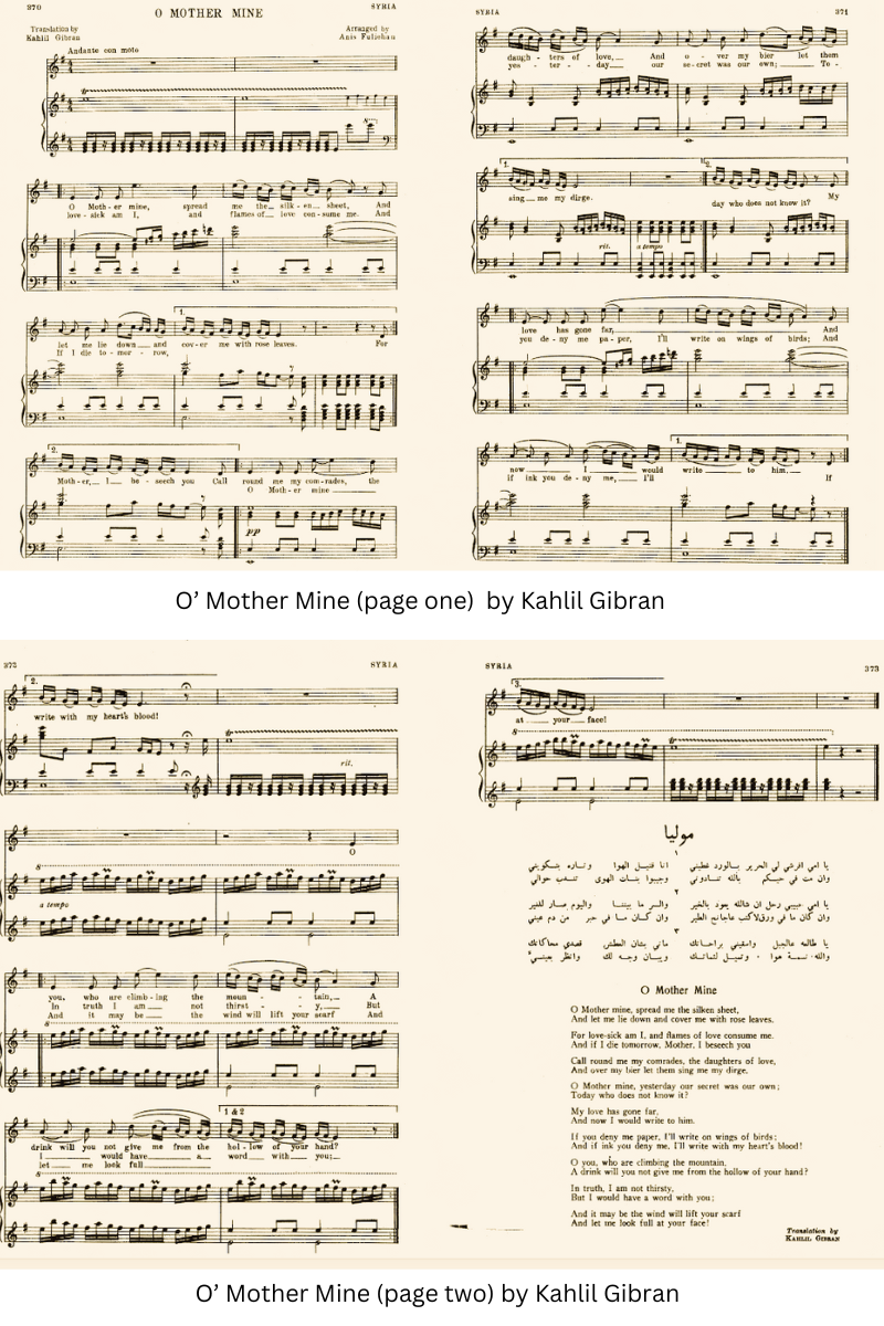 Folk Songs O Mother Mine