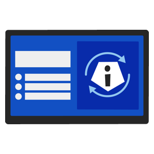 Illustration showing a Kahoot! slide layout