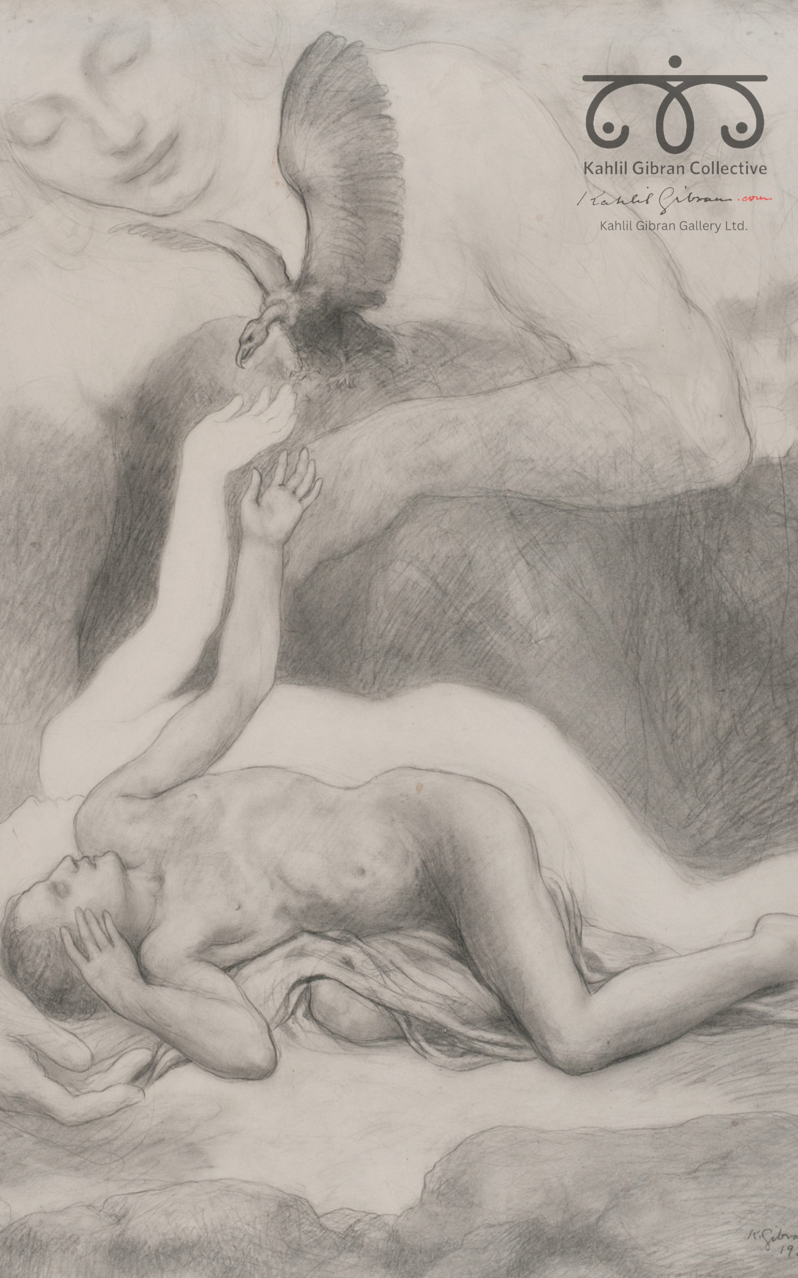 The Dying Man and the Vulture, 1920.